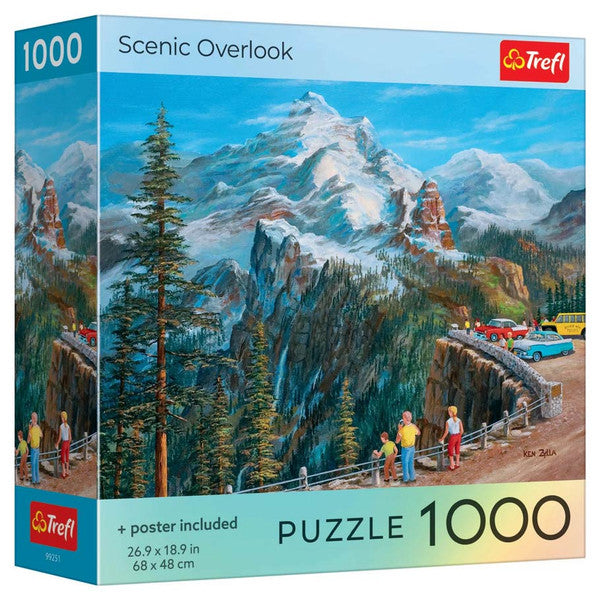Scenic Overlook 1000 Piece (Trefl Red)