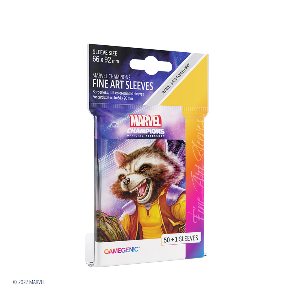 Marvel Champions Art Sleeves - Rocket Raccoon