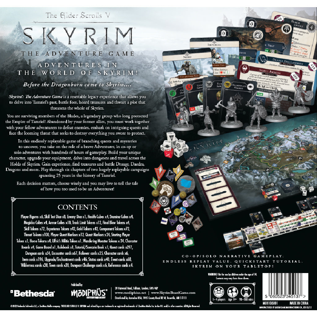 Elder Scrolls - Skyrim - Adventure Board Game