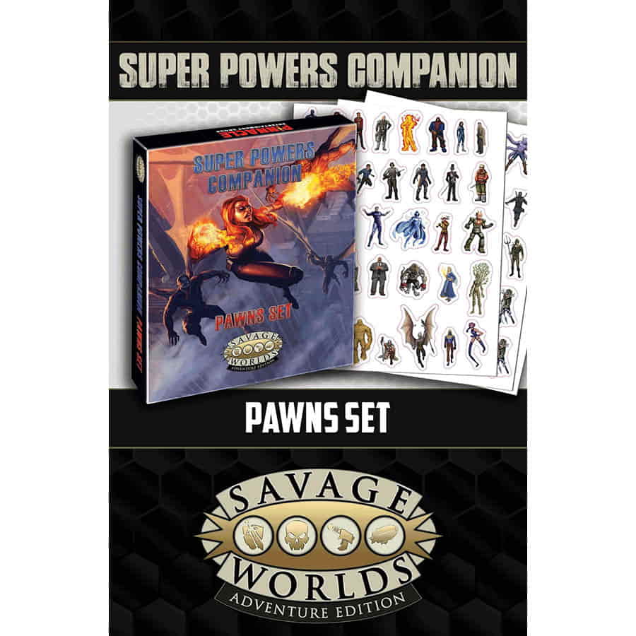 Savage Worlds: Super Powers Pawns Boxed Set 1