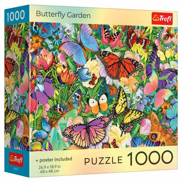 Butterfly Garden 1000 Piece (Trefl Red)