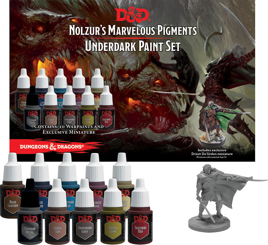 Dungeons and Dragons Nolzur's Marvelous Pigments: Underdark Paint Expansion Set