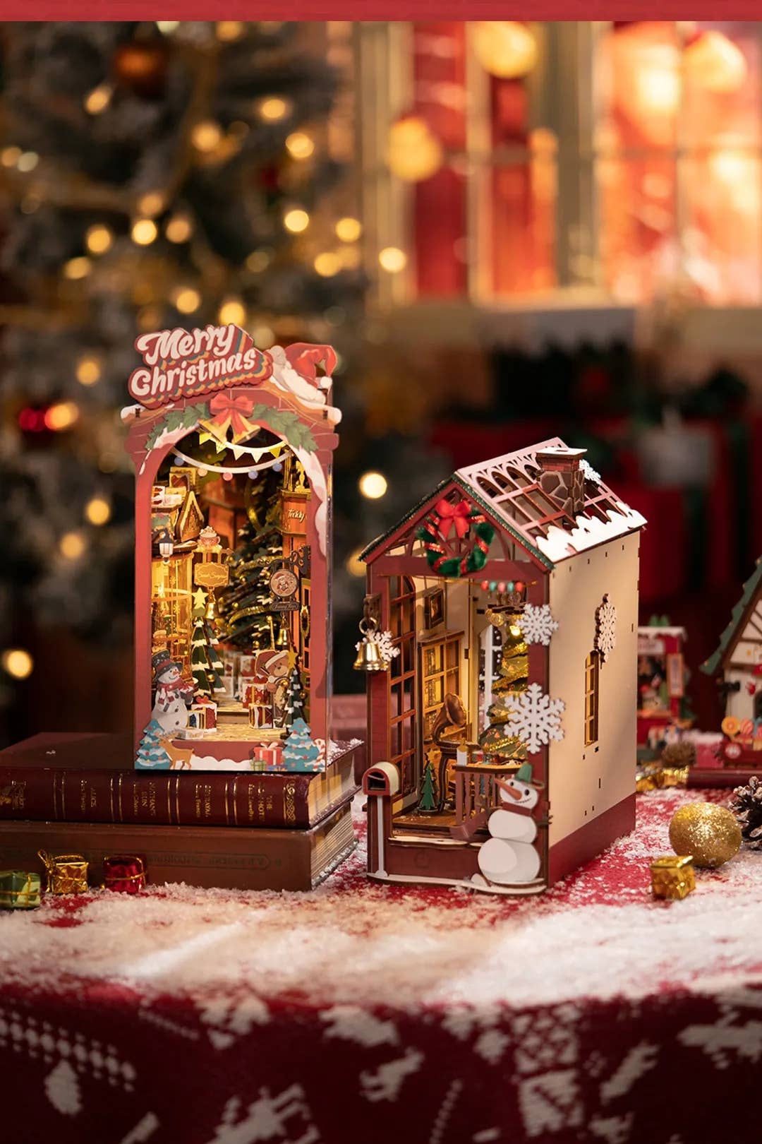 DIY Book Nook Kit: Christmas Street