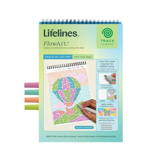 FlowArt: Trace-by-Letter - Pack Your Bags