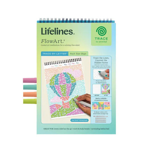 FlowArt: Trace-by-Letter - Pack Your Bags