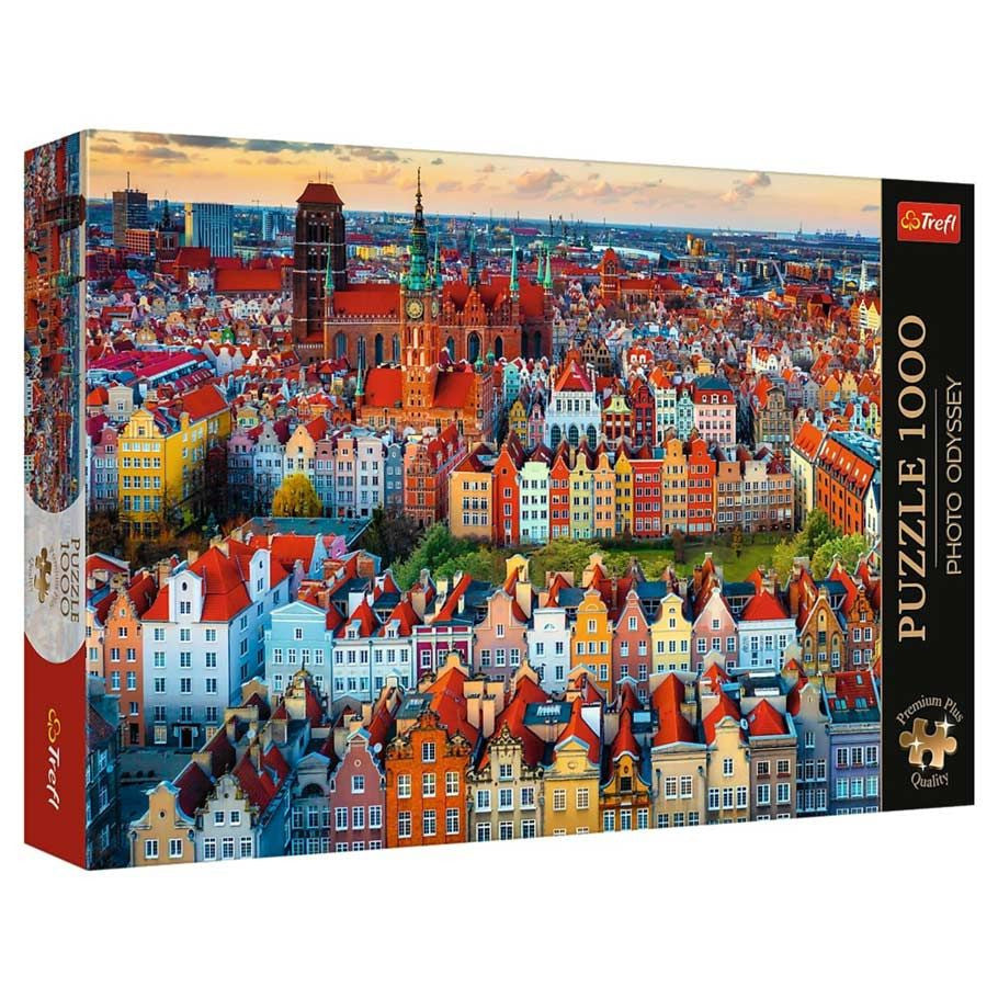 View on Gdańsk, Poland 1000 Piece Puzzle