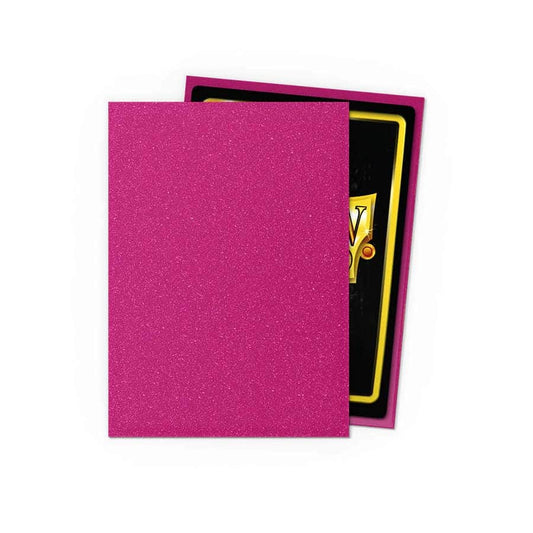 Dragon Shield Matte Sleeves - Sparkles Series - Pink Sapphire - Pre-Order