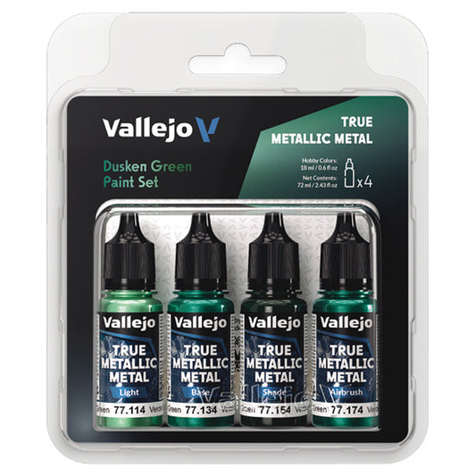 True Metallic Metal: Dusken Green Color Set (4)