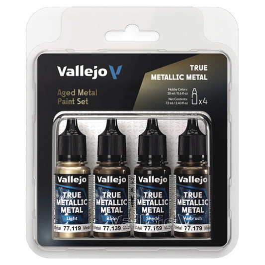 True Metallic Metal: Aged Metal Color Set (4)