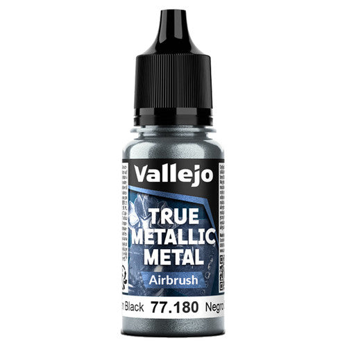 True Metallic Metal: Airbrush: Obsidian Black (18ml)
