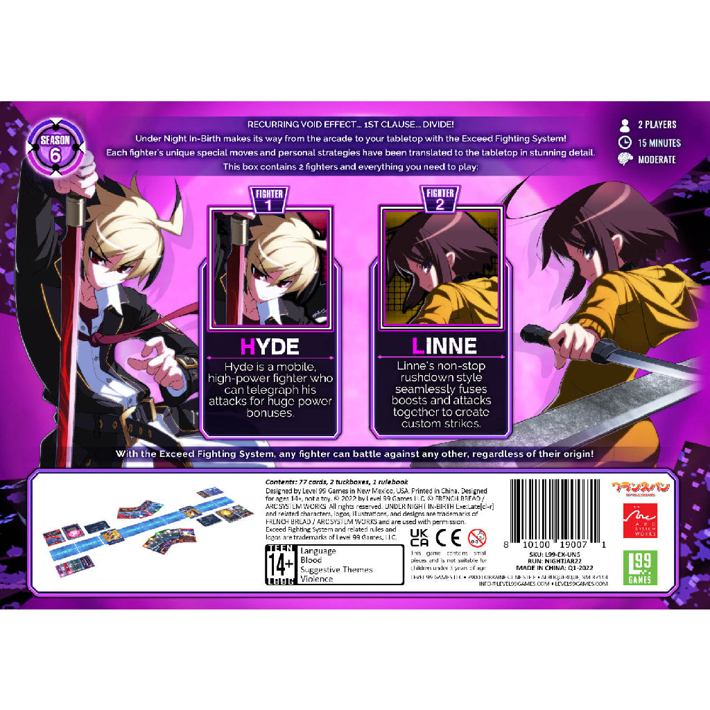 Exceed - Under Night In-Birth - Hyde Vs. Linne