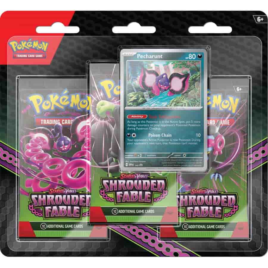 Pokemon TCG - Scarlet and Violet Shrouded Fable Three-Booster Blister