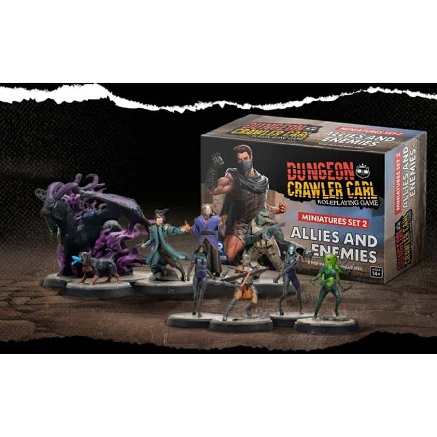 Dungeon Crawler Carl RPG - Miniatures Set 2 - Enemies and Allies - Pre-Order