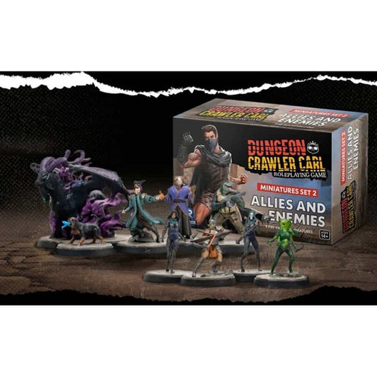 Dungeon Crawler Carl RPG - Miniatures Set 2 - Enemies and Allies - Pre-Order