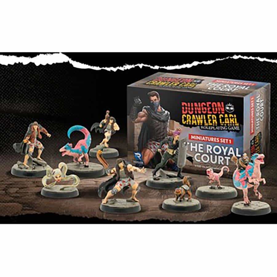 Dungeon Crawler Carl RPG - Miniatures Set 1 - The Royal Court - Pre-Order