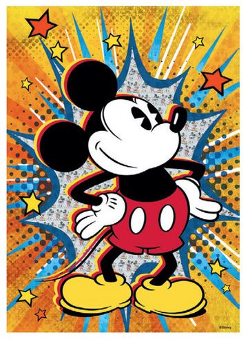 Retro Mickey 1000 pc Puzzle