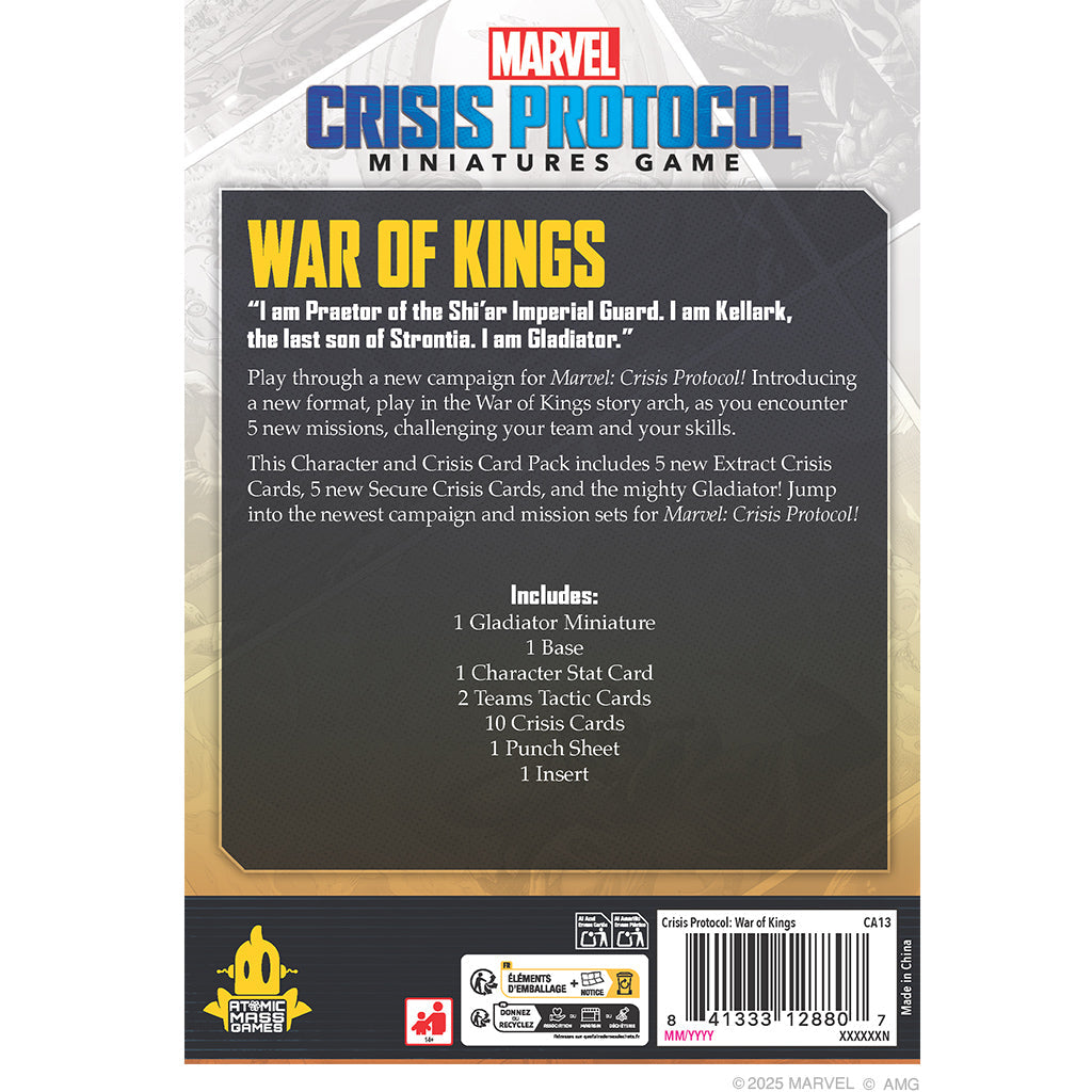 Marvel: Crisis Protocol - War of Kings Character and Crisis Card Pack