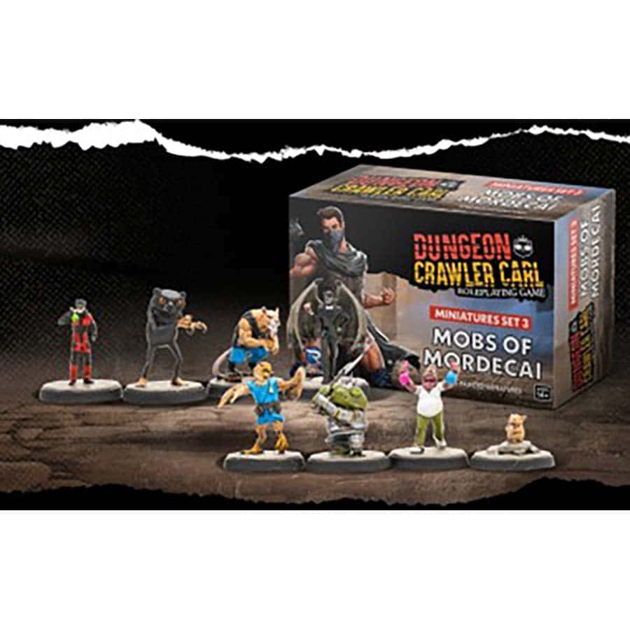 Dungeon Crawler Carl RPG - Miniatures Set 3 - Mobs of Mordecai - Pre-Order