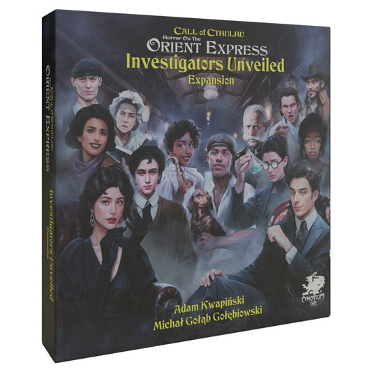Call of Cthulhu: Horror on the Orient Express: The Board Game: Investigators Unveiled Expansion - Pre-Order