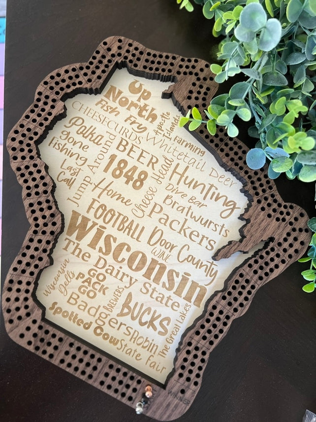 Wisconsin Cribbage Board