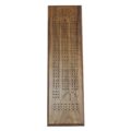 3 Track Cribbage Board - Solid Walnut with Metal Pegs (1323)