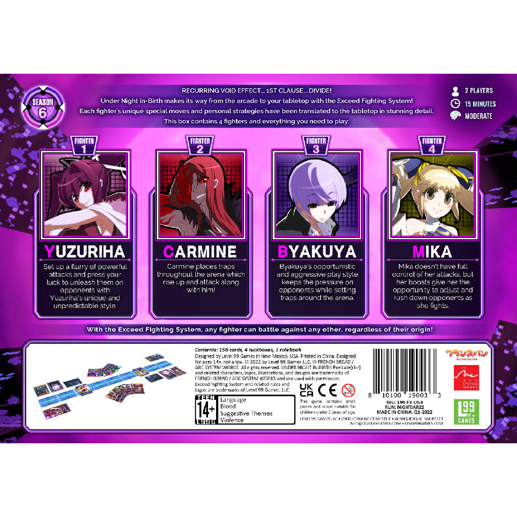 Exceed - Under Night In-Birth - Yuzuriha Box