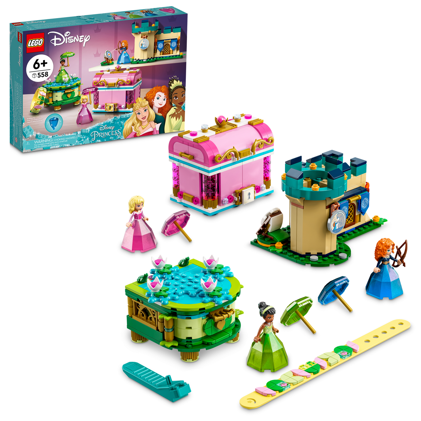 Aurora, Merida and Tiana’s Enchanted Creations