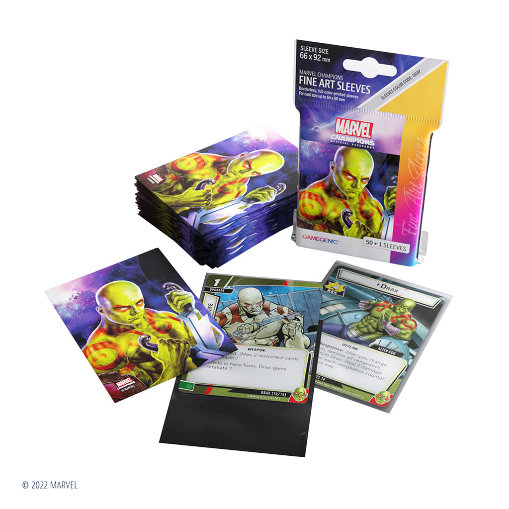 Marvel Champions Art Sleeves - Drax