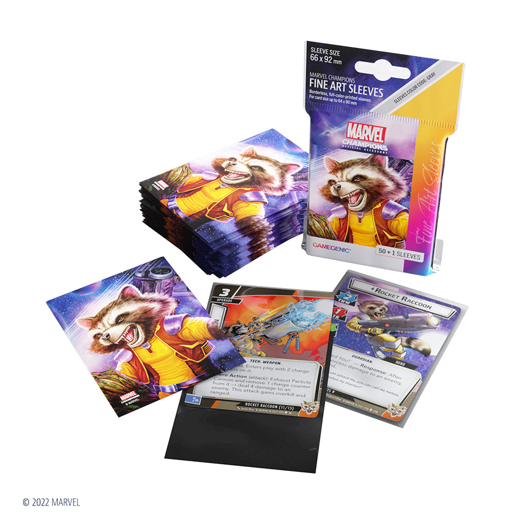 Marvel Champions Art Sleeves - Rocket Raccoon