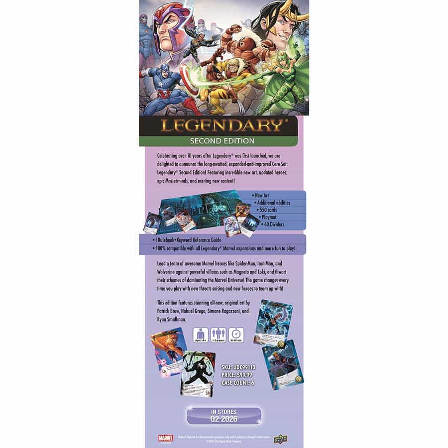 Legendary - Marvel Core Set - Second Edition