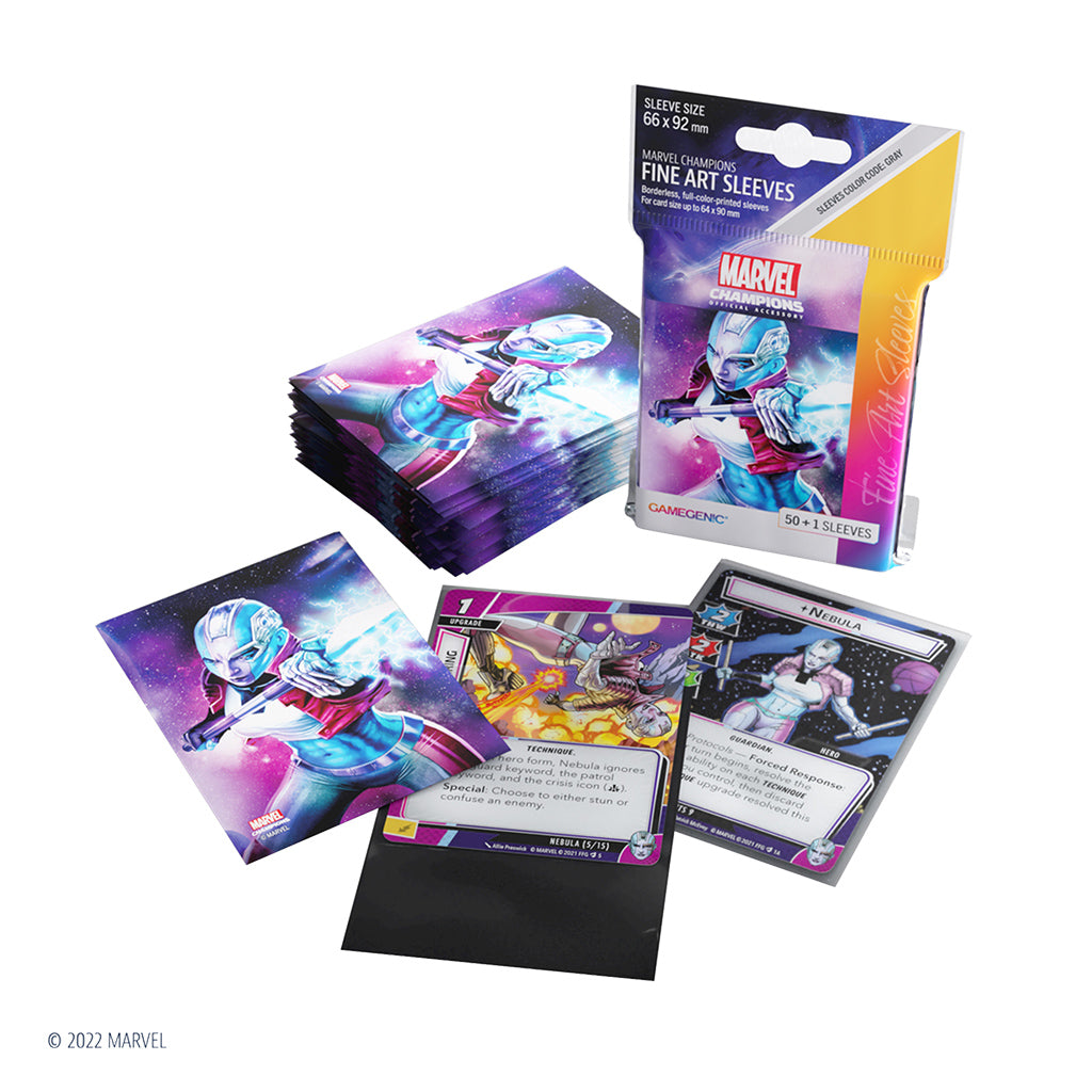 Marvel Champions Art Sleeves - Nebula