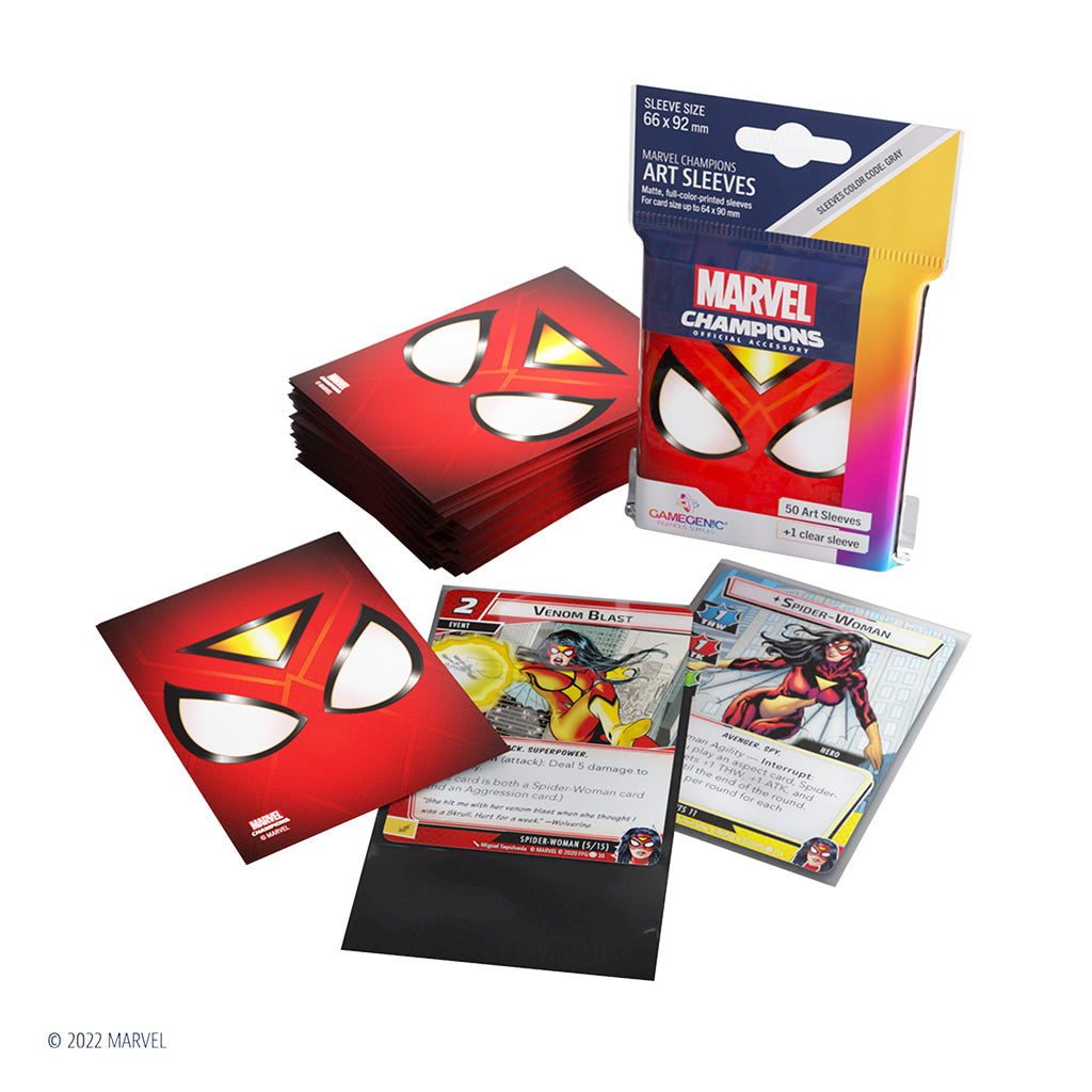 Marvel Champions Art Sleeves - Spider-Woman
