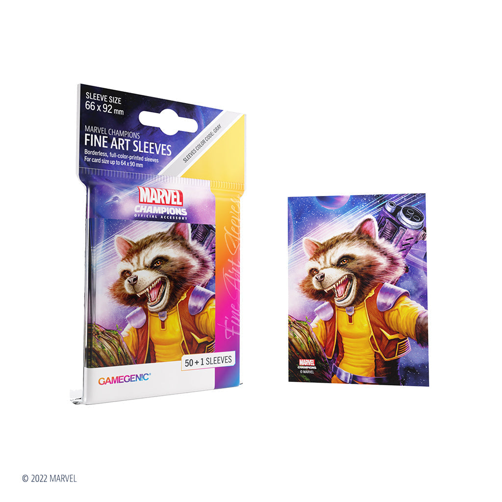 Marvel Champions Art Sleeves - Rocket Raccoon