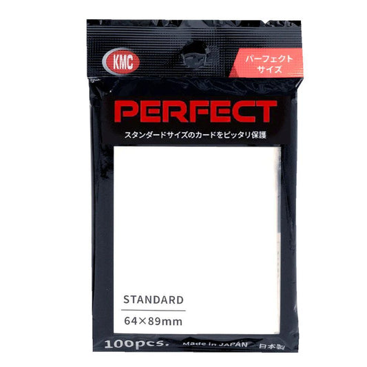 KMC Perfect Size Sleeve - Clear - 100 sleeves - Top Load