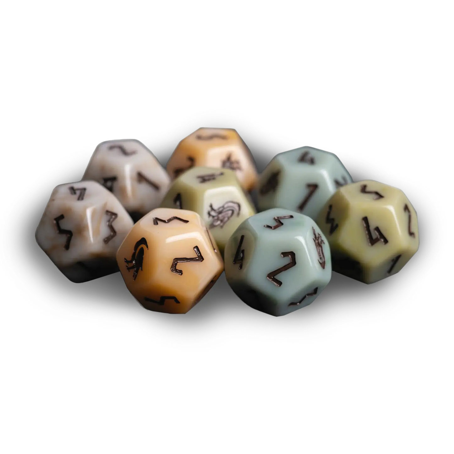 Legend in the Mist: "River Pebble" Dice