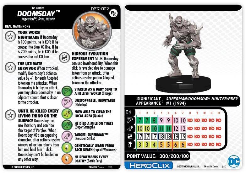 Heroclix - Doomsday - 2017 Convention Exclusive