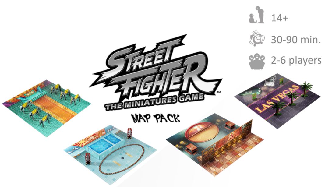 Street Fighter: The Miniatures Game Map Pack