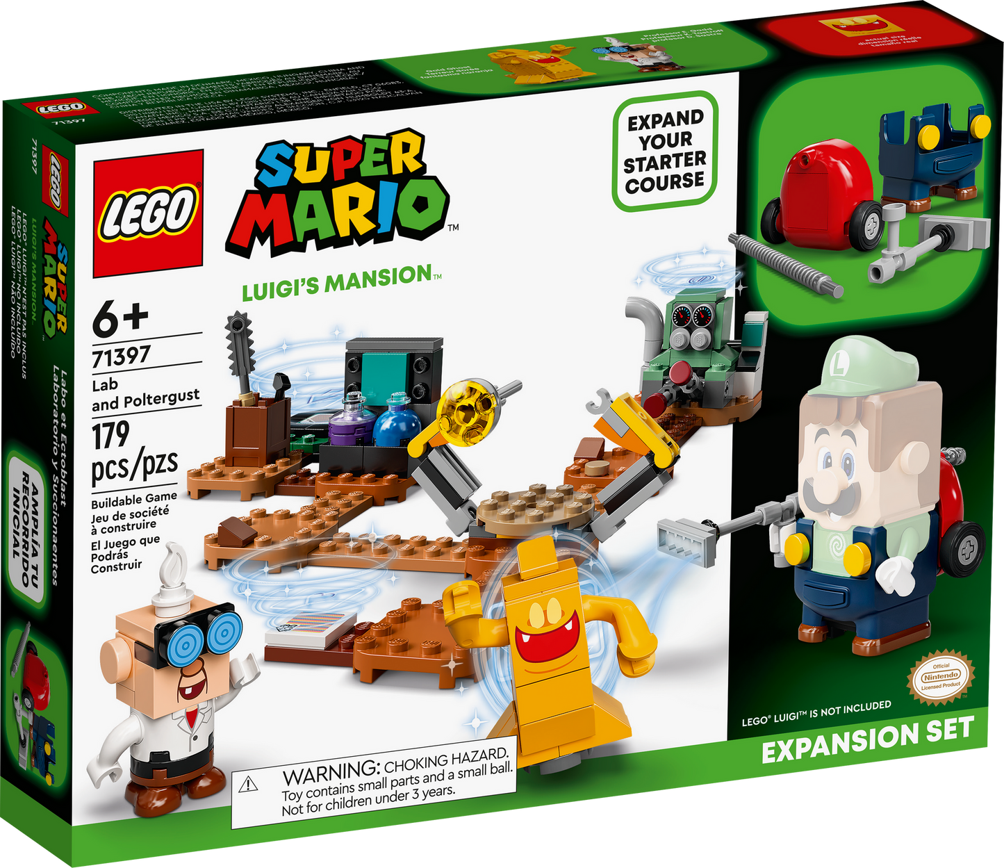 Luigi’s Mansion Lab and Poltergust Expansion Set