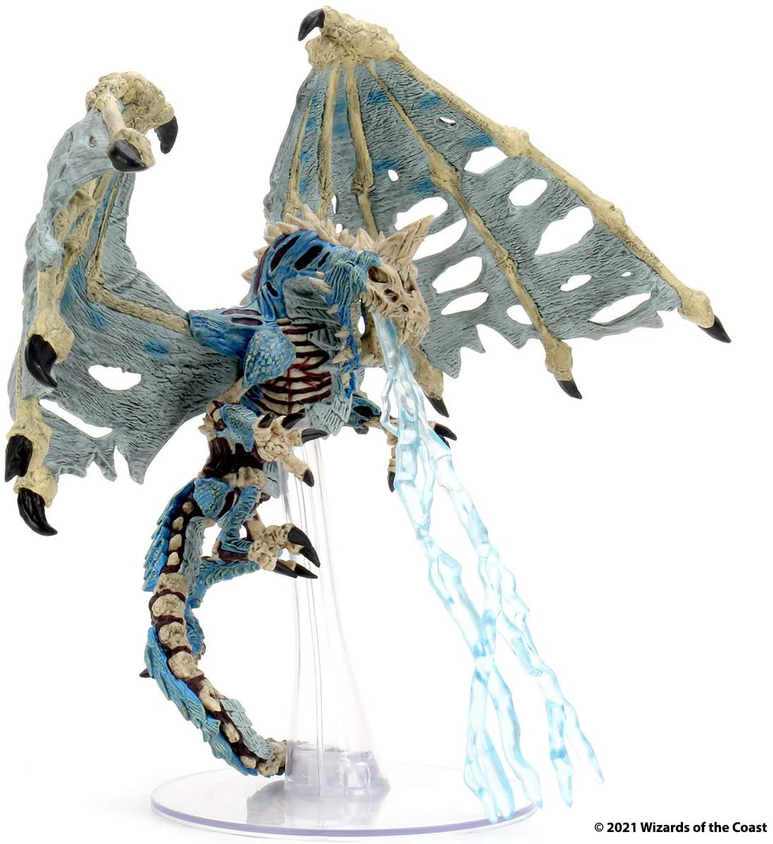 Dungeons & Dragons Miniatures: Icons of the Realms: Set 18 Boneyard Premium - Blue Dracolich