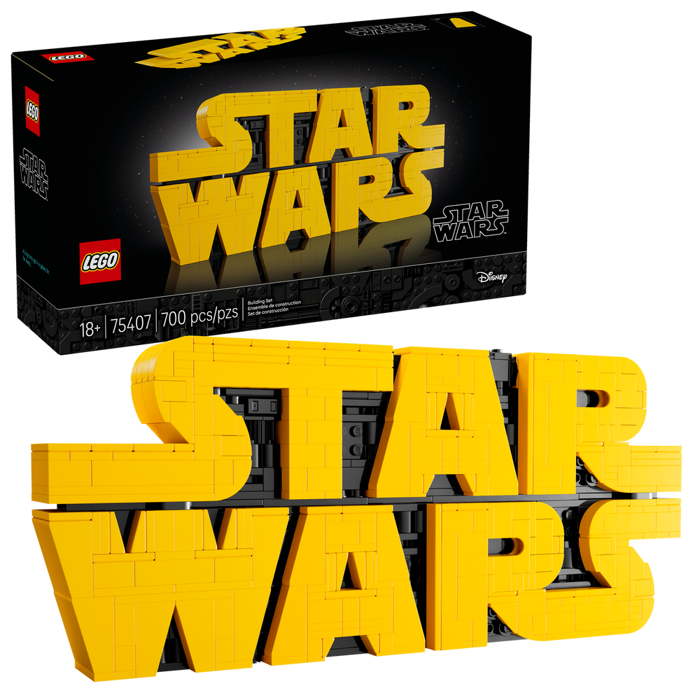 Star Wars Brick-Built Star Wars Logo Sign