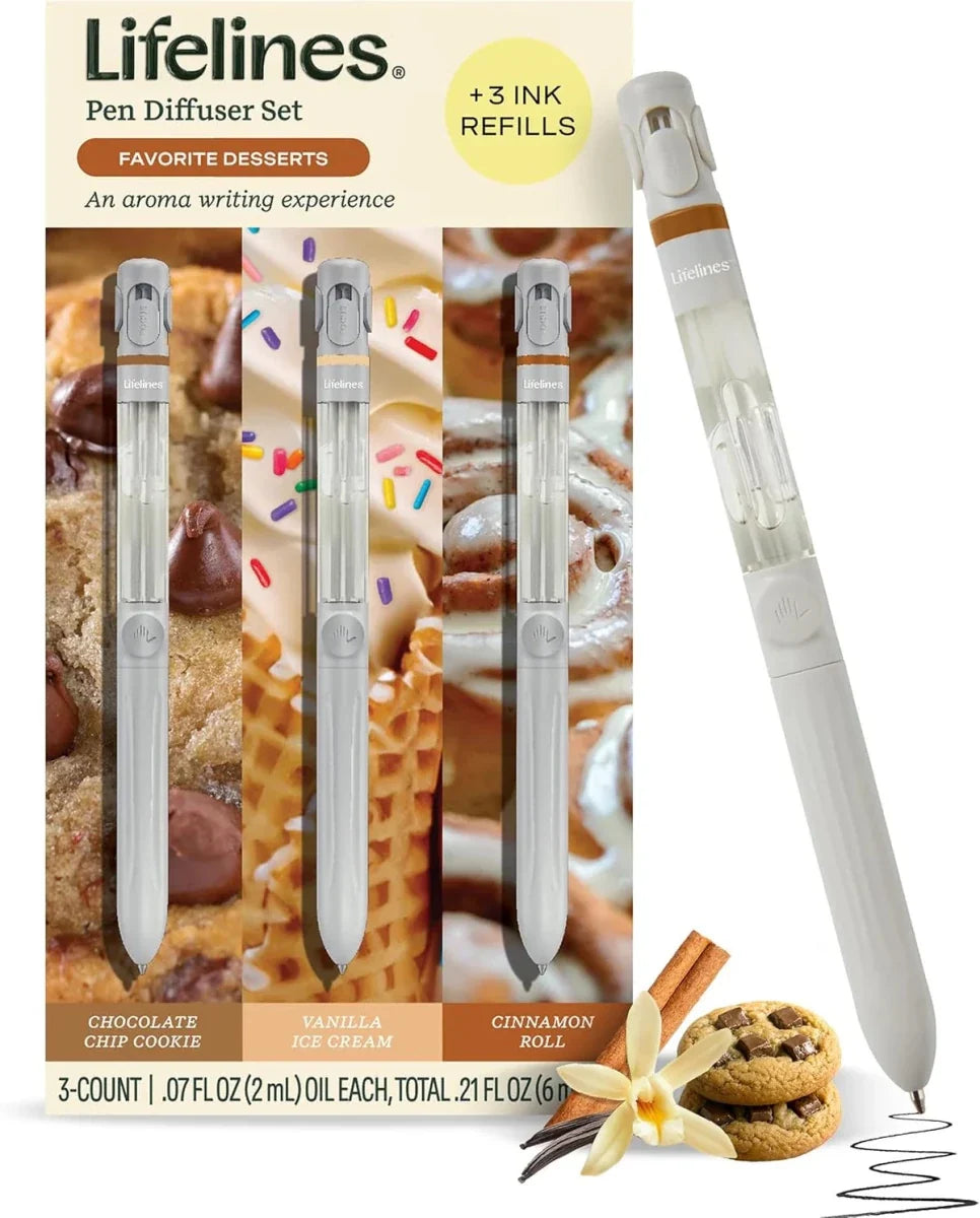 Lifelines® - Yummy Pens Gift Set - Favorite Desserts