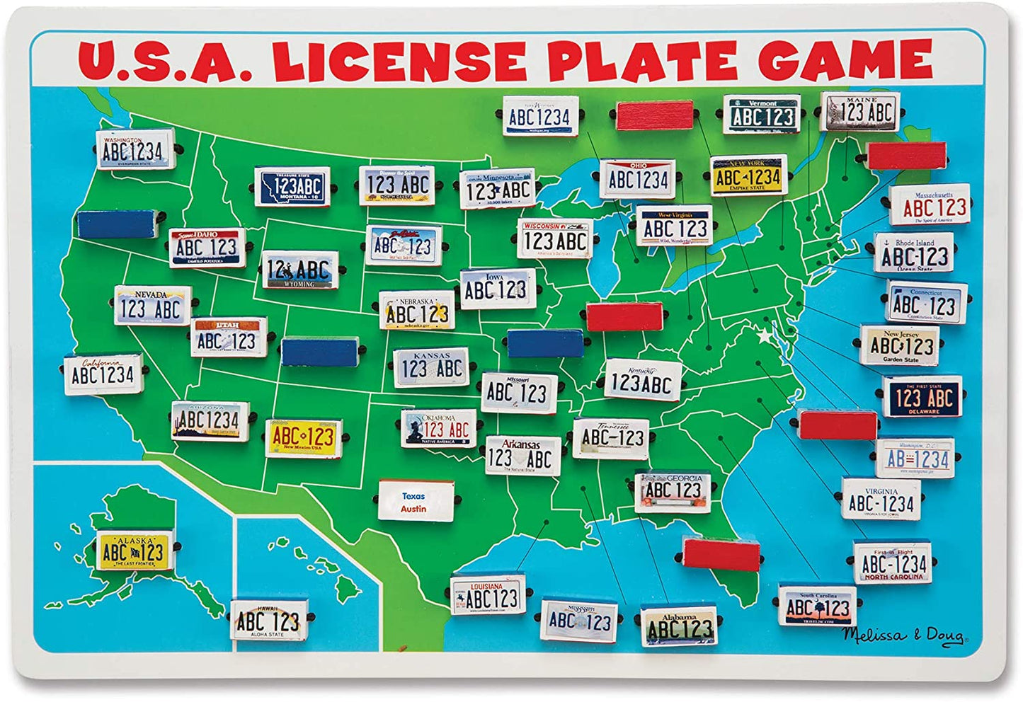 Flip to Win!: USA License Plate Game