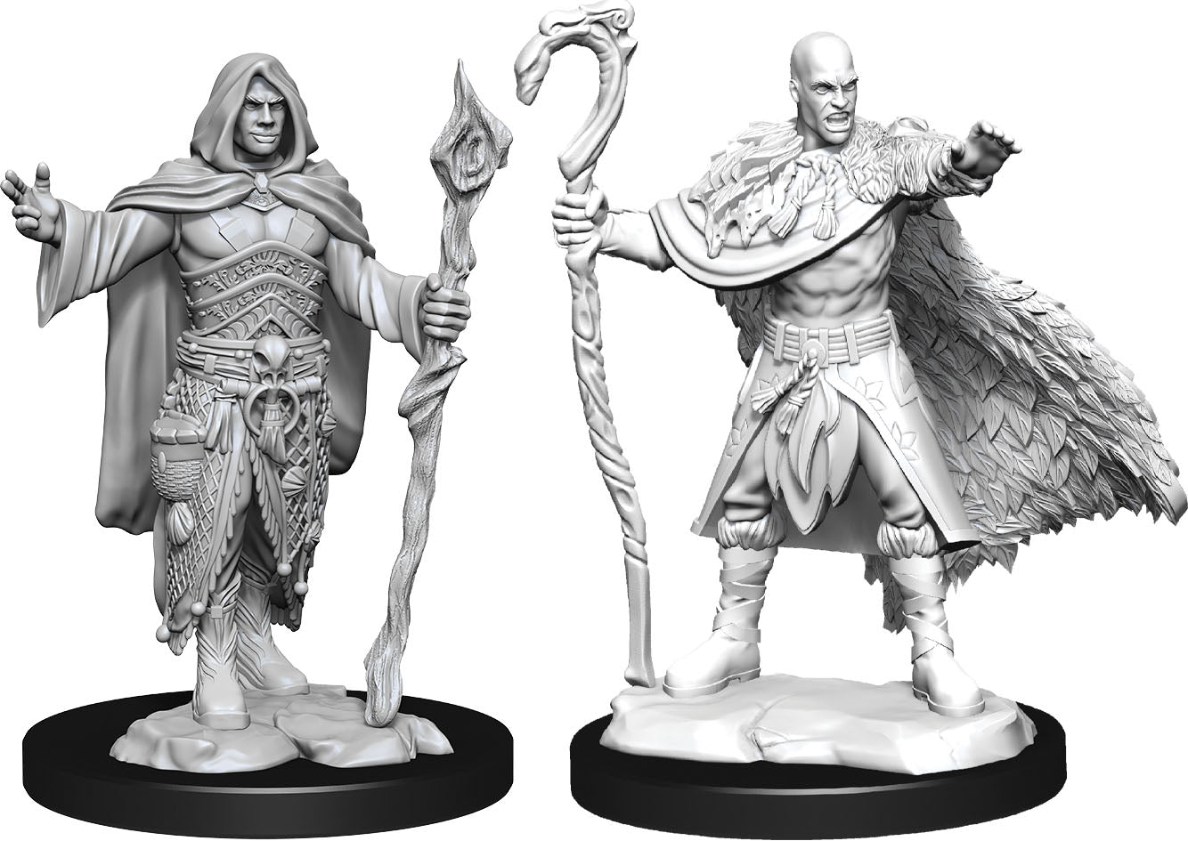 Dungeons and Dragons: Nolzur's Marvelous Unpainted Miniatures - W14 Human Druid Male