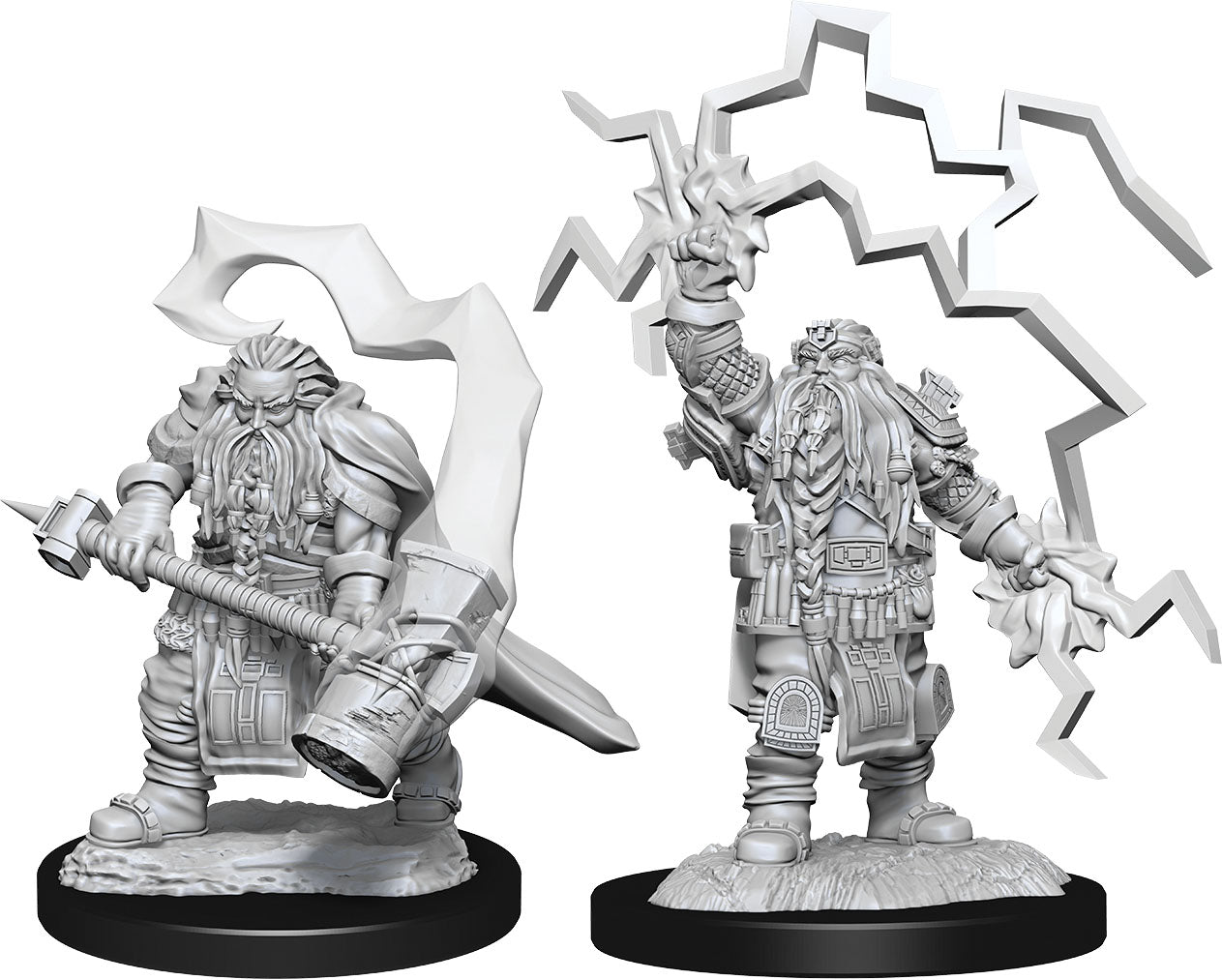 Dungeons and Dragons: Nolzur's Marvelous Unpainted Miniatures - W14 Dwarf Cleric Male