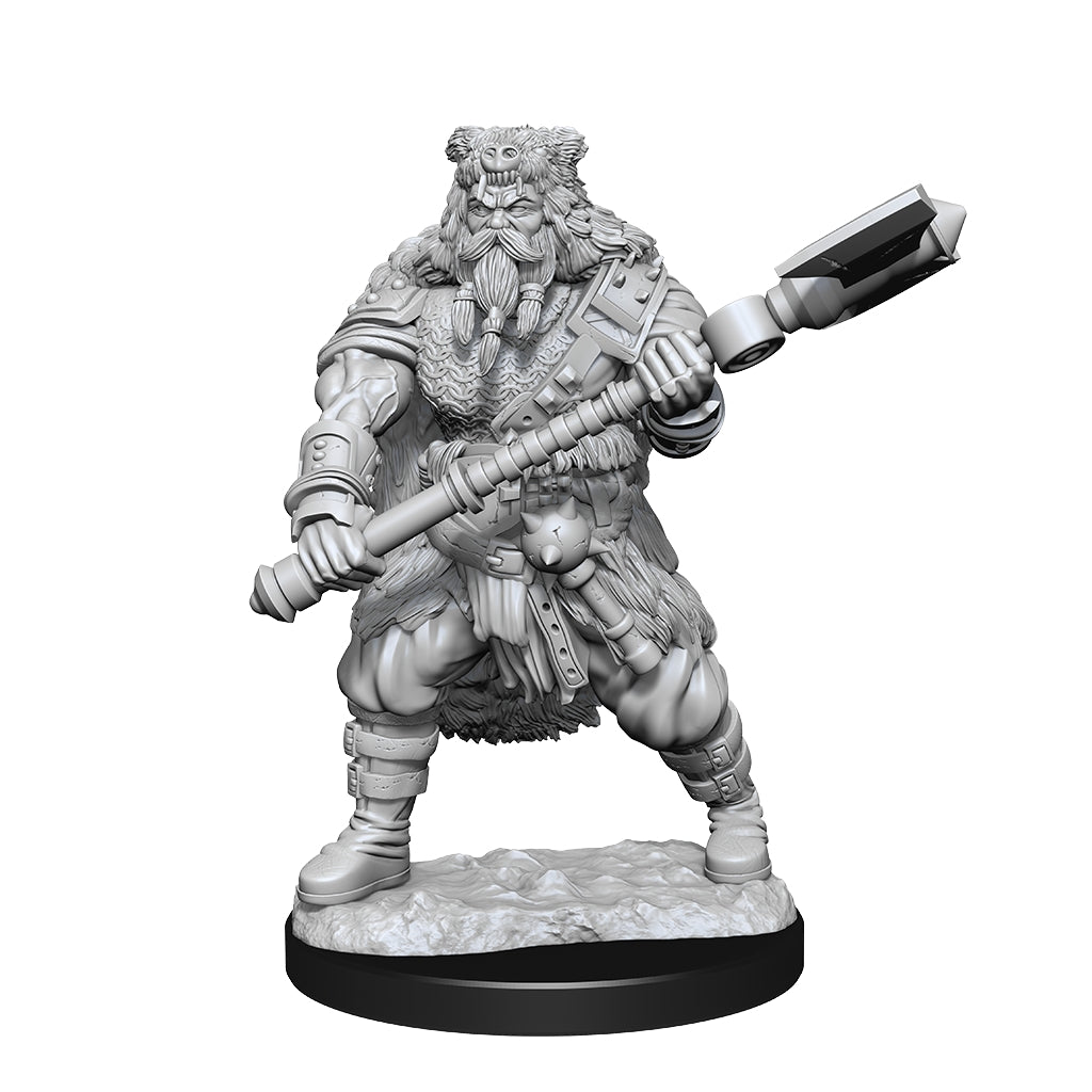 Dungeons and Dragons: Nolzur's Marvelous Unpainted Miniatures - W14 Human Barbarian Male
