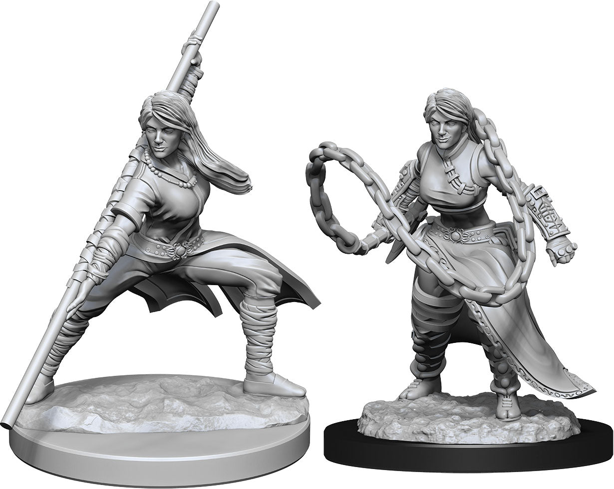 Dungeons and Dragons: Nolzur's Marvelous Unpainted Miniatures - W14 Human Monk Female