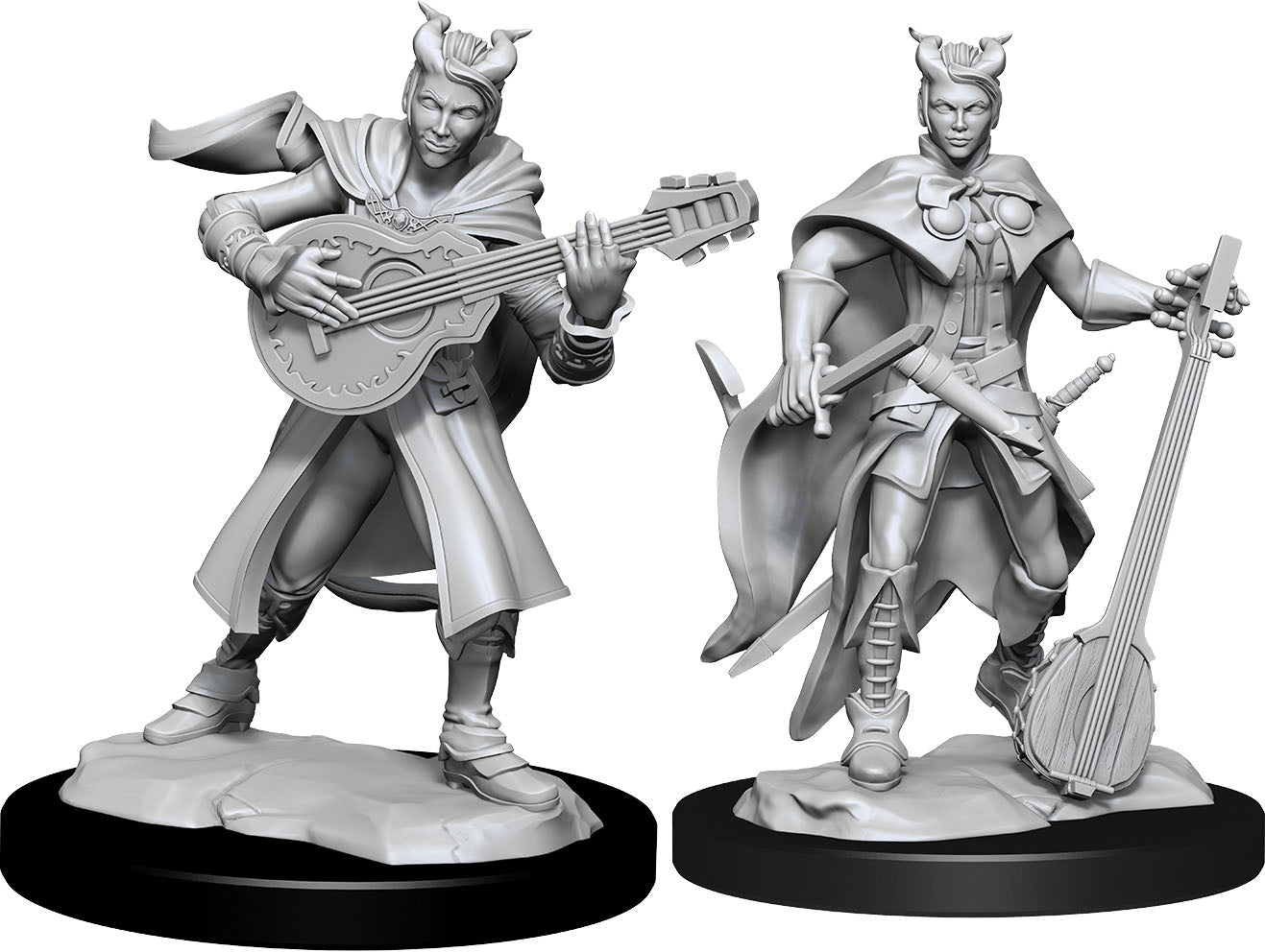 Dungeons and Dragons: Nolzur's Marvelous Unpainted Miniatures - W14 Tiefling Bard Female