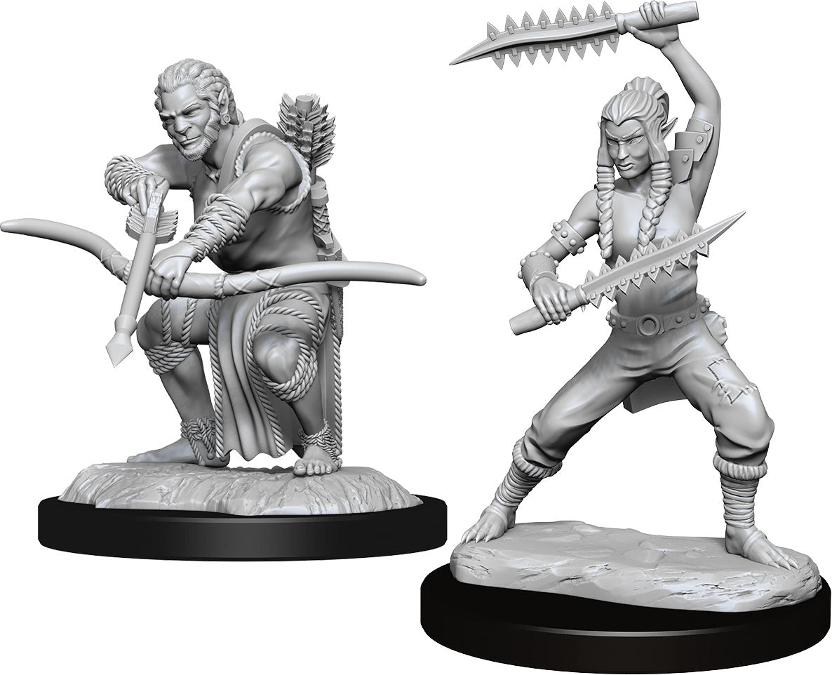 Dungeons and Dragons: Nolzur's Marvelous Unpainted Miniatures - W14 Shifter Wildhunt Rangers