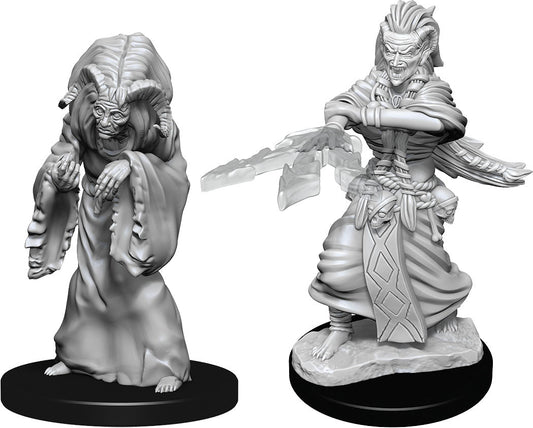 Dungeons and Dragons: Nolzur's Marvelous Unpainted Miniatures - W14 Night Hag & Dusk Hag