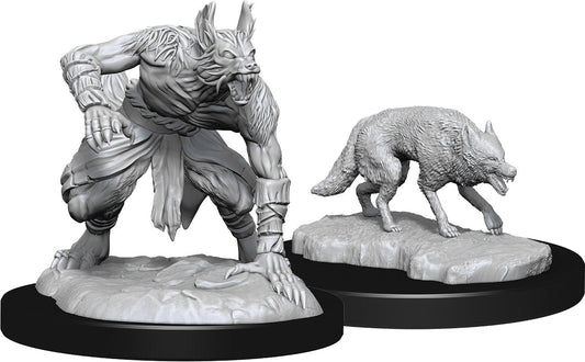 Dungeons and Dragons: Nolzur's Marvelous Unpainted Miniatures - W14 Jackalwere & Jackal